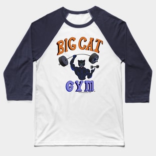 Big Cat Black Panther Baseball T-Shirt